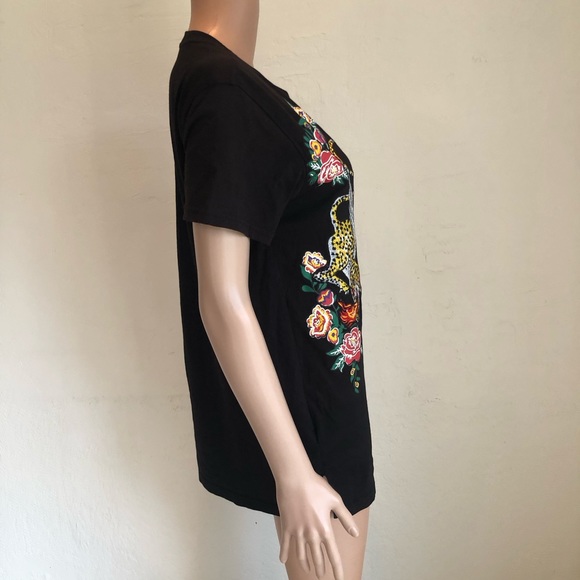 Switch Remarkable Limited Edition Black Embroidered Tiger T-Shirt Men’s Size S - Picture 14 of 16